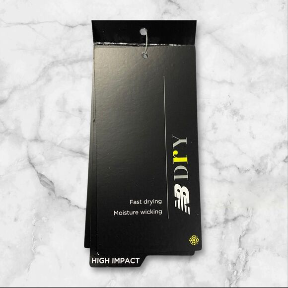 New Balance Power X Black Sports Bra Size M (D-DD) High Impact Bra NWT - Picture 12 of 16